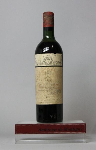 1 BOUTEILLE CHÂTEAU MOUTON ROTHSCHILD - 1er...