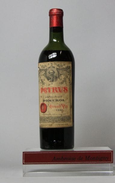 1 BOUTEILLE PETRUS - Pomerol 1947
Etiquette...