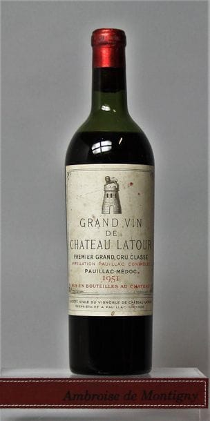 1 BOUTEILLE CHÂTEAU LATOUR - 1er GCC Pauillac...