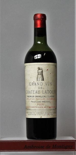 1 BOUTEILLE CHÂTEAU LATOUR - 1er GCC Pauillac...