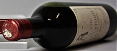 1 BOUTEILLE CHÂTEAU LATOUR - 1er GCC Pauillac...