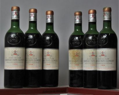 6 BOUTEILLES CHÂTEAU PAPE CLEMENT - Cru classé...