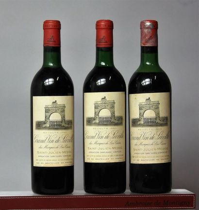 3 BOUTEILLES CHÂTEAU LEOVILLE LAS CASES 2é...