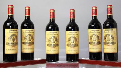 6 BOUTEILLES CHÂTEAU ANGELUS - 1er GCC St....