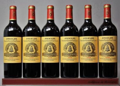6 BOUTEILLES CHÂTEAU ANGELUS - 1er GCC St....