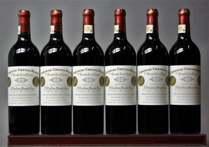6 BOUTEILLES CHÂTEAU CHEVAL BLANC - 1er GCC...