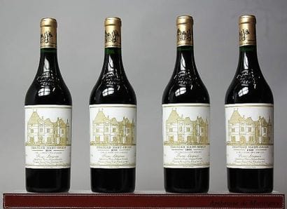 4 BOUTEILLES CHÂTEAU HAUT BRION - 1er GCC...