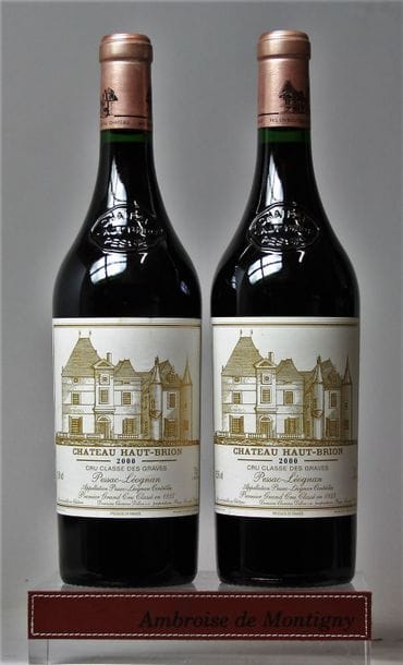 2 BOUTEILLES CHÂTEAU HAUT BRION 1er GCC -...