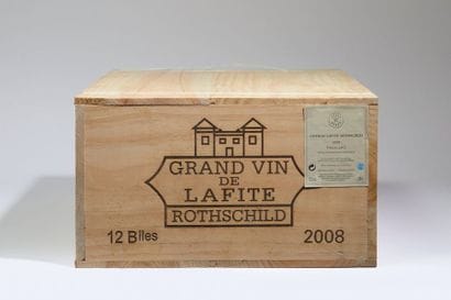 12 BOUTEILLES CHÂTEAU LAFITE ROTHSCHILD -...
