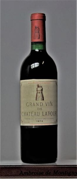 1 BOUTEILLE CHÂTEAU LATOUR - 1er GCC Pauillac...