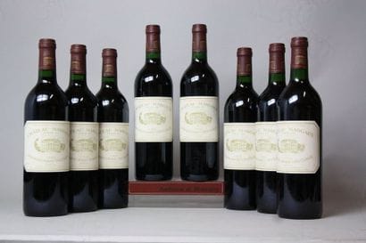 8 BOUTEILLES CHÂTEAU MARGAUX - 1er GCC Margaux...