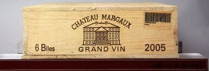 6 BOUTEILLES CHÂTEAU MARGAUX - 1er GCC Margaux...