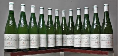 12 BOUTEILLES LOIRE - CLOS de la COULEE DE...
