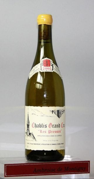 1 BOUTEILLE CHABLIS Grand Cru «Les Preuses»...