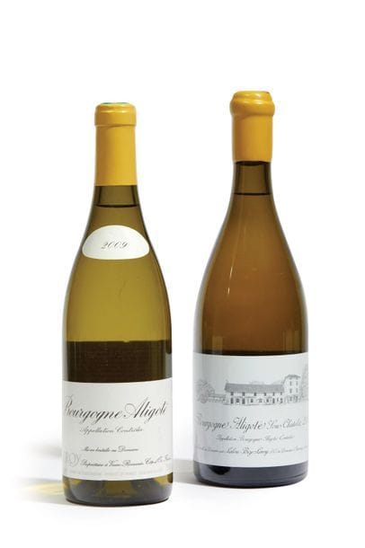 LOT DE 2 BOUTEILLES VINS BLANCS DE BOURGOGNE...