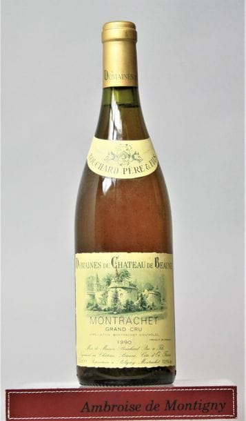 1 BOUTEILLE MONTRACHET Grand cru - BOUCHARD...