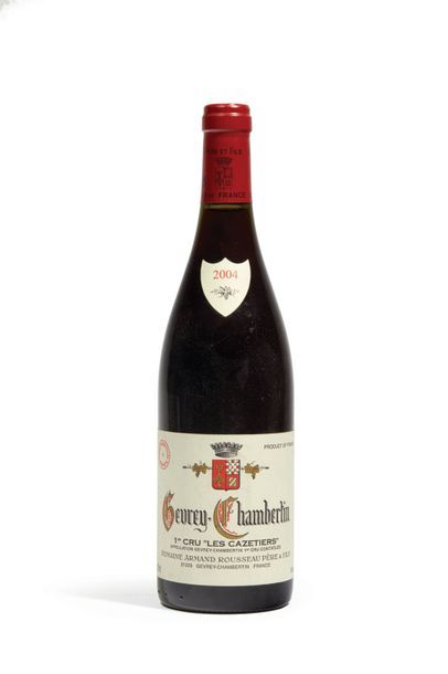 1 BOUTEILLE GEVREY-CHAMBERTIN 1er cru «Les...