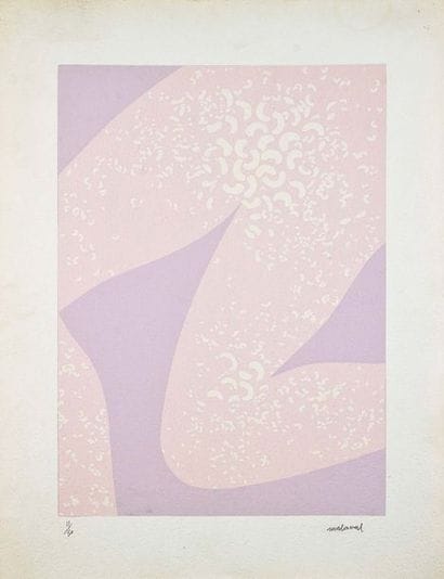Robert MALAVAL (1937-1980)
Sans titre, 1967
Lithographie.
Numérotée...