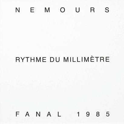 Aurélie Nemours (1910-2005)
Rythme du millimètre,...