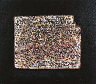 Bernard QUENTIN (né en 1923)
Foule (Graffiti?),...