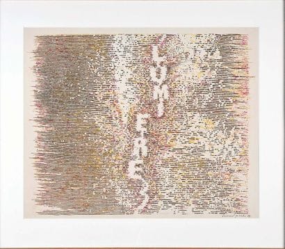 Bernard QUENTIN (né en 1923)
Lumières, 1987
Encre...