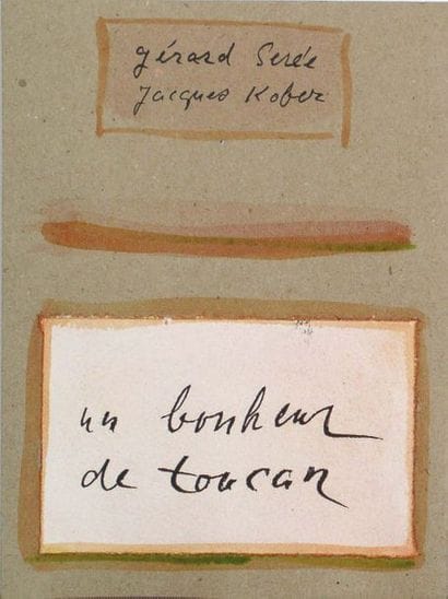 GÉRARD SERÉE (NÉ EN 1949)
Un bonheur de toucan,...