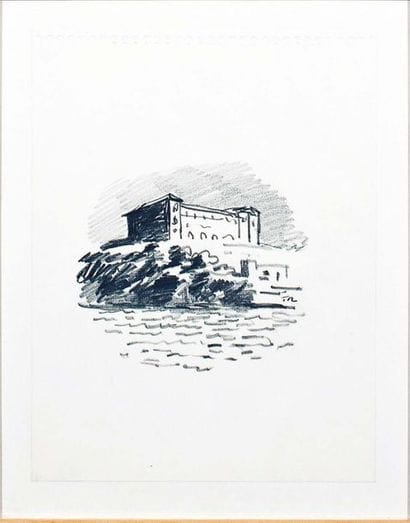 Gérard TRAQUANDI (né en 1952)
La côte
Crayon...