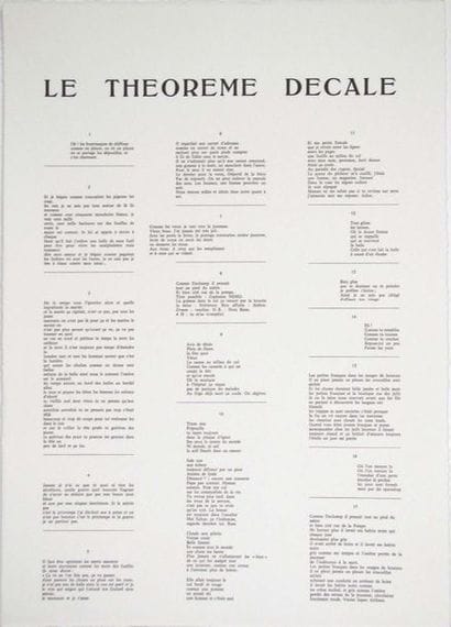 Denis CASTELLAS (né en 1951)
Le théorème...