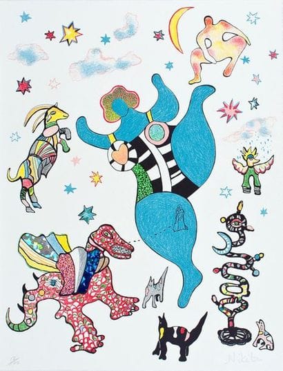 Niki DE SAINT PHALLE
Floating Nana, 2002
Lithographie...