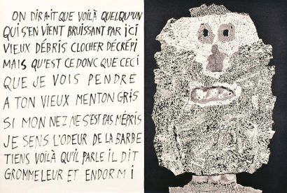 Jean Dubuffet (1901-1985)
La fleur de barbe,...