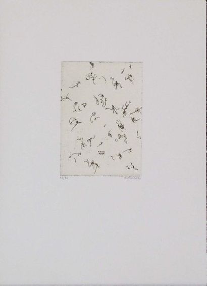 PHILIPPE FAVIER (né en 1957)
Gravures 1981-1990,...
