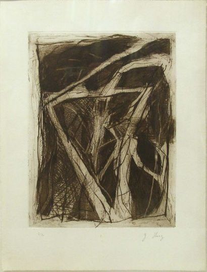 GUY IBANES (NÉ EN 1951)
Sans titre
Gravure...