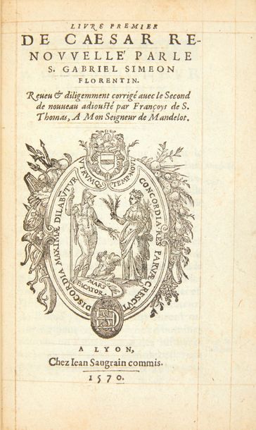 SIMEONI (Gabriello)

Livre premier [et second]...