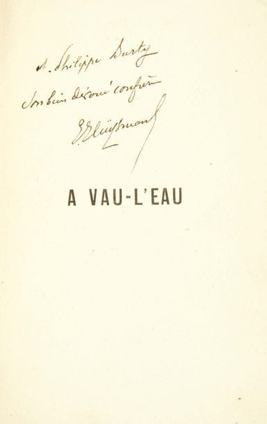 HUYSMANS (Joris-Karl)

A vau-l'eau.
Bruxelles:...