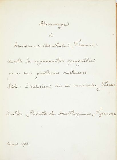 MONTESQUIOU (Robert de)

Le Chef des odeurs...