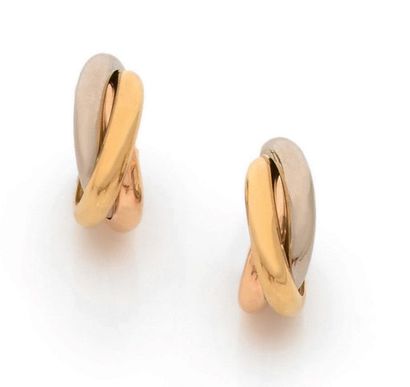 CARTIER, MODÈLE «TRINITY»
Paire de boucles/clips...
