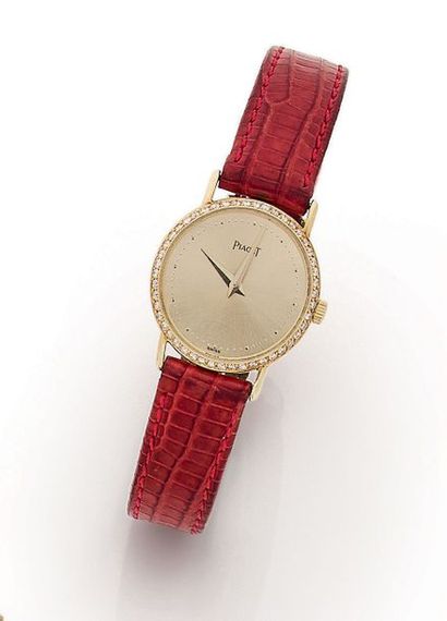 PIAGET, vers 1980
No 8057-499709
Montre bracelet...