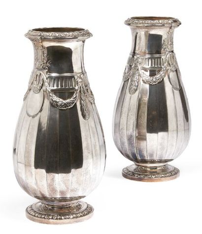 GALLIA POUR CHRISTOFLE 1908 - 1938
Paire...