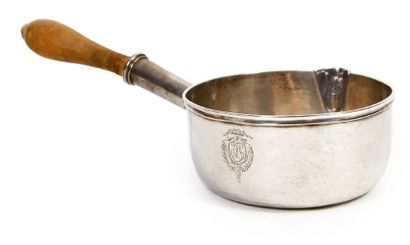 PARIS 1784 - 1788
Petit poêlon en argent...