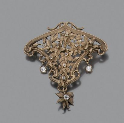 ALBERT VIGAN (ATTRIBUÉ À)
Pendentif-broche...