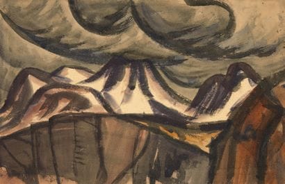 Jules Emile ZINGG (1882-1942)
Les volcans...
