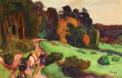 Jules Emile ZINGG (1882-1942)
Paysans bretons...