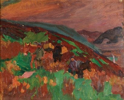 Jules Emile ZINGG (1882-1942)
Les muletiers...