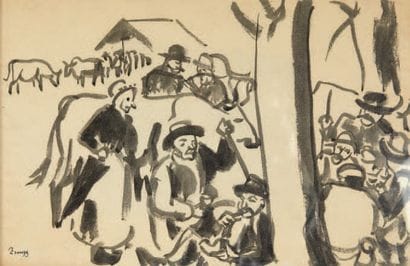 Jules Emile ZINGG (1882-1942)
Les paysans...