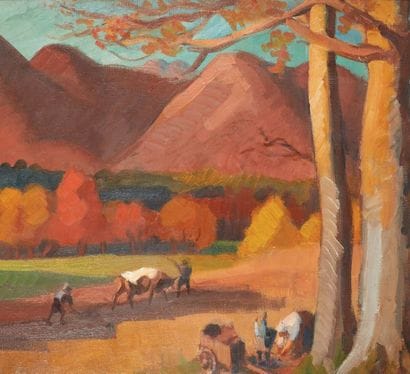 Jules Emile ZINGG (1882-1942)
Paysage d'Auvergne...