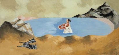 Jean LURÇAT (1892-1966)
La baignade, 1933
Gouache...