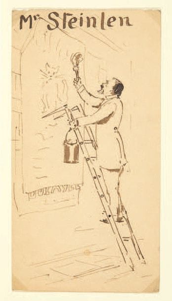 THÉOPHILE-ALEXANDRE STEINLEN
Autoportrait...