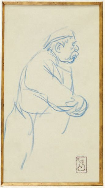 THÉOPHILE-ALEXANDRE STEINLEN
Personnage accoudé
Dessin...
