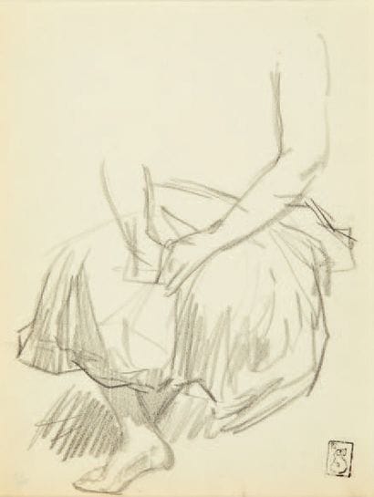 THÉOPHILE-ALEXANDRE STEINLEN
Étude de personnage...