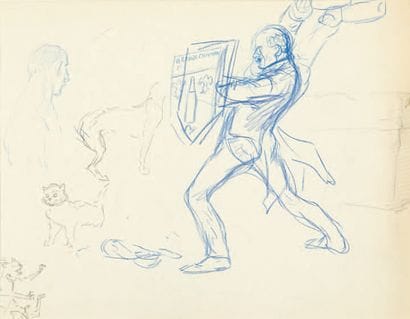 THÉOPHILE-ALEXANDRE STEINLEN
Étude de personnages...